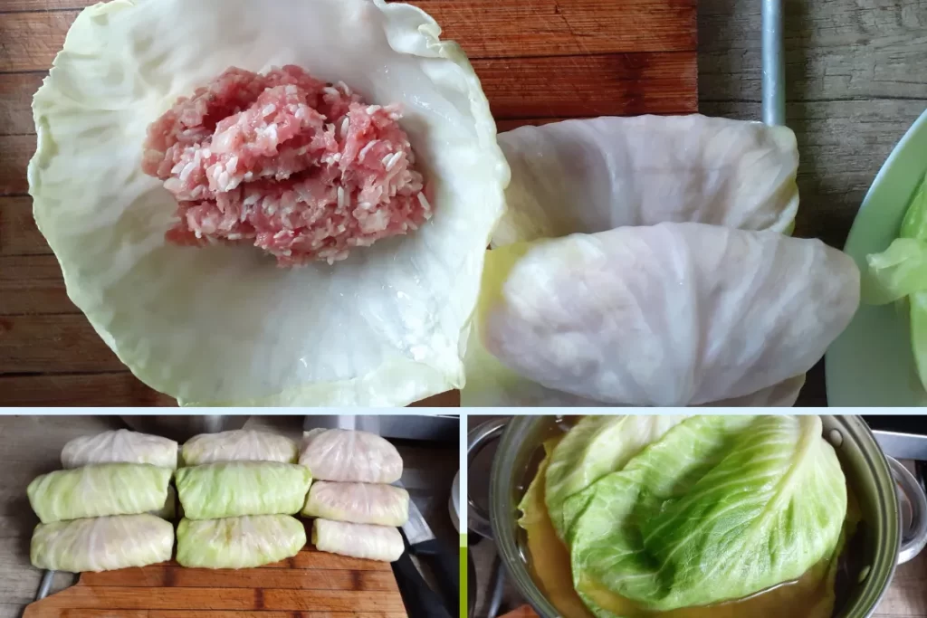 gołąbki przygotowanie zawijanie