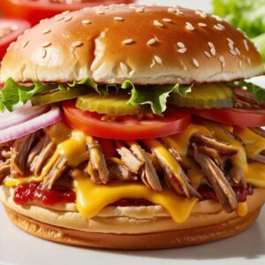 burgery z pulled pork
