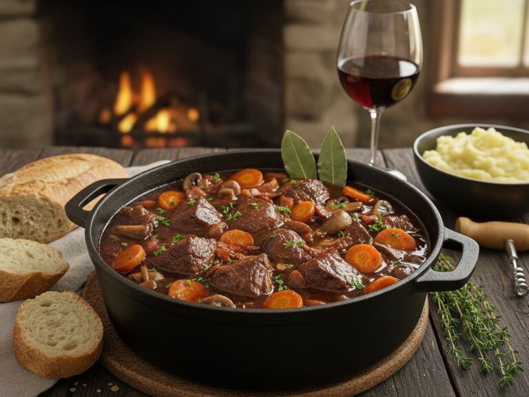 Boeuf Bourguignon – Francuski Gulasz Jednogarnkowy