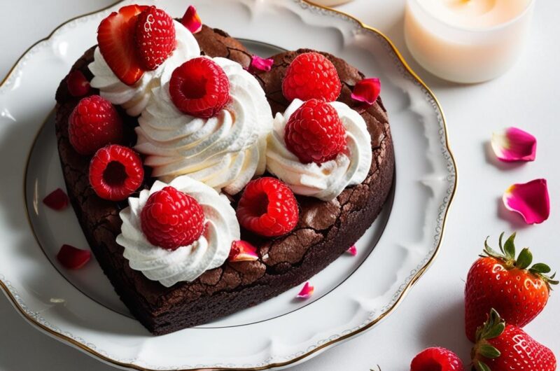 Walentynkowe Brownie w Kształcie Serc ❤️