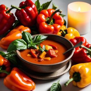 zupa z pieczonej papryki