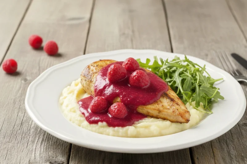 Kurczak w Sosie Miodowo-Malinowym 🍗❤️Walentynki