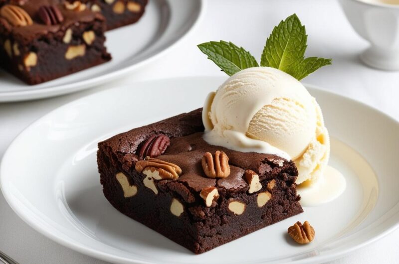 Czekoladowe Brownie z Orzechami