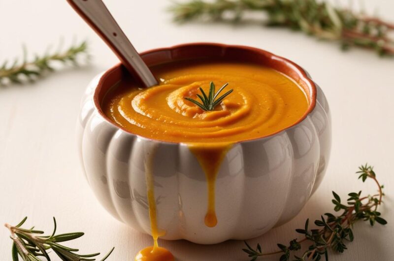 Kremowa Zupa Dyniowa z Imbirem