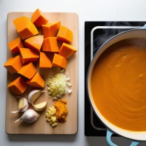 Zupa dyniowa z imbirem
