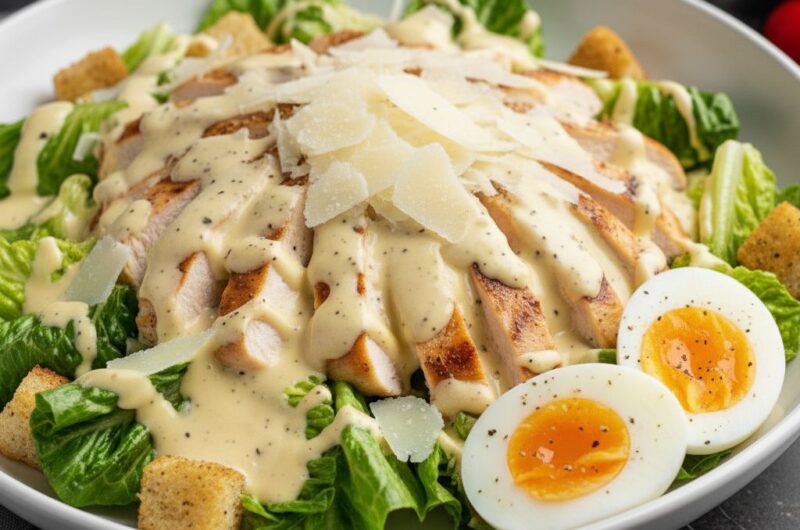 Sałatka Cezar z Kurczakiem