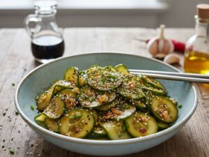 Salatka ogorkowa z TikToka po chinsku Sałatka ogórkowa po chińsku