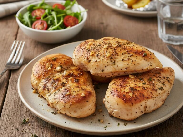 Smażona pierś z kurczaka w ziołach