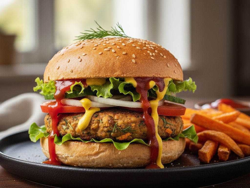 Soczyste burgery z soczewicy