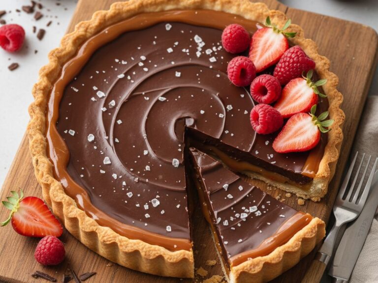 Tarta czekoladowa z solonym karmelem