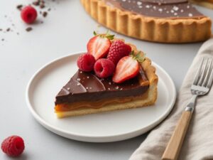 Tarta czekoladowa z solonym karmelem