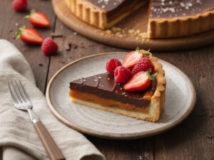 Tarta czekoladowa z solonym karmelem