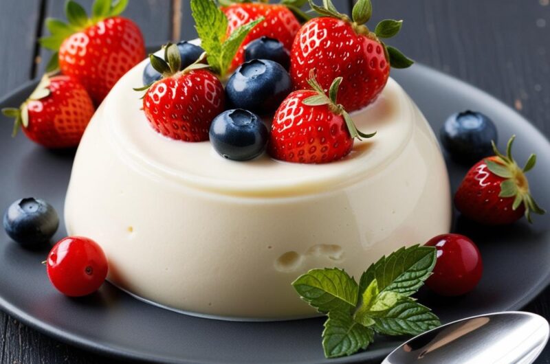 Panna Cotta z Owocowym Musem