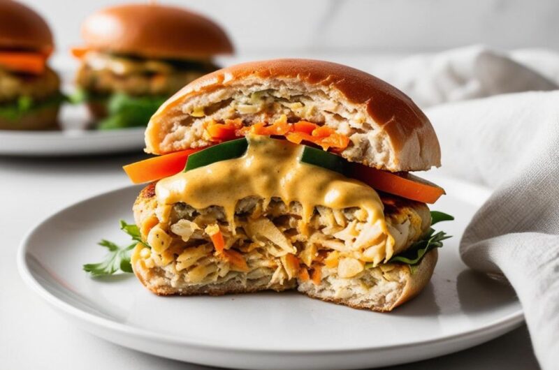 Domowe burgery z ciecierzycy