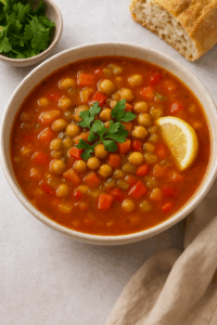 Zupa marokanska Zupa marokańska z ciecierzycą