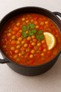 Zupa marokanska z ciecierzyca Zupa marokańska z ciecierzycą