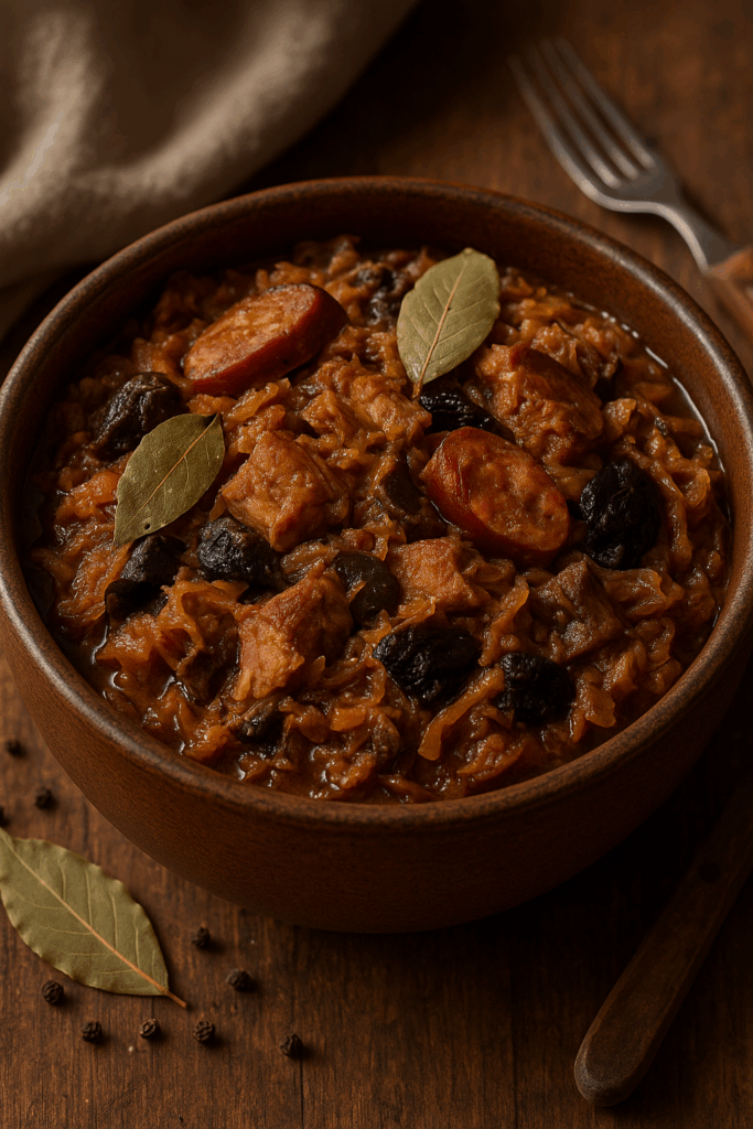 bigos staropolski bigos staropolski ze śliwką