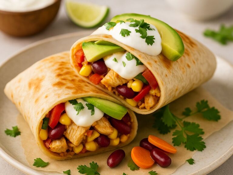 burrito z kurczakiem