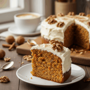 ciasto marchewkowe z kremem twarogowym