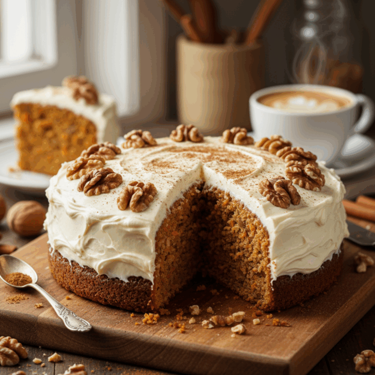 ciasto marchewkowe z kremem twarogowym