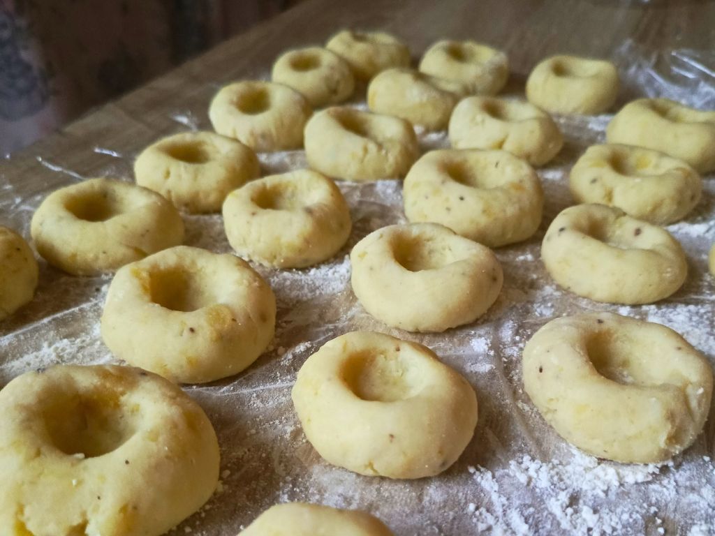 kluski śląskie w sosie pieczarkowym