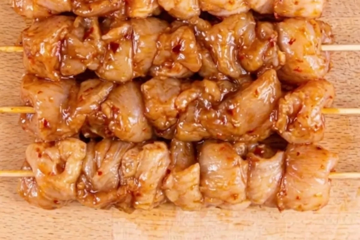 kurczak satay co to Kurczak satay z domowym sosem orzechowym