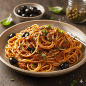 makaron putanesca Makaron Puttanesca