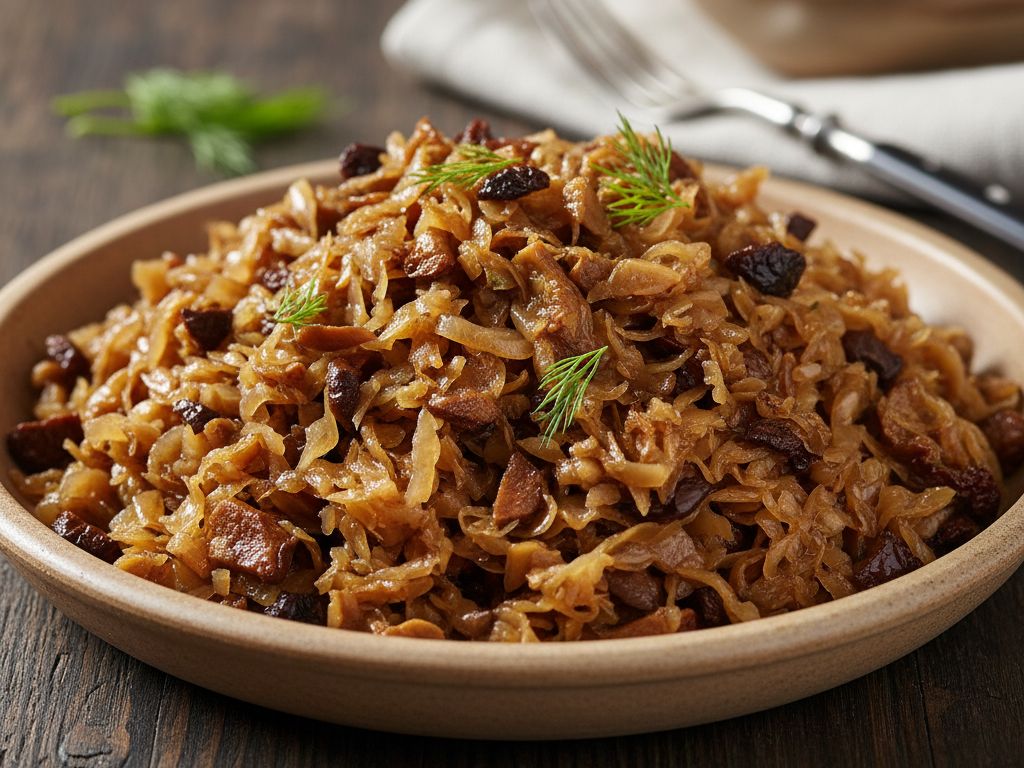 pierogi z kapustą i grzybami