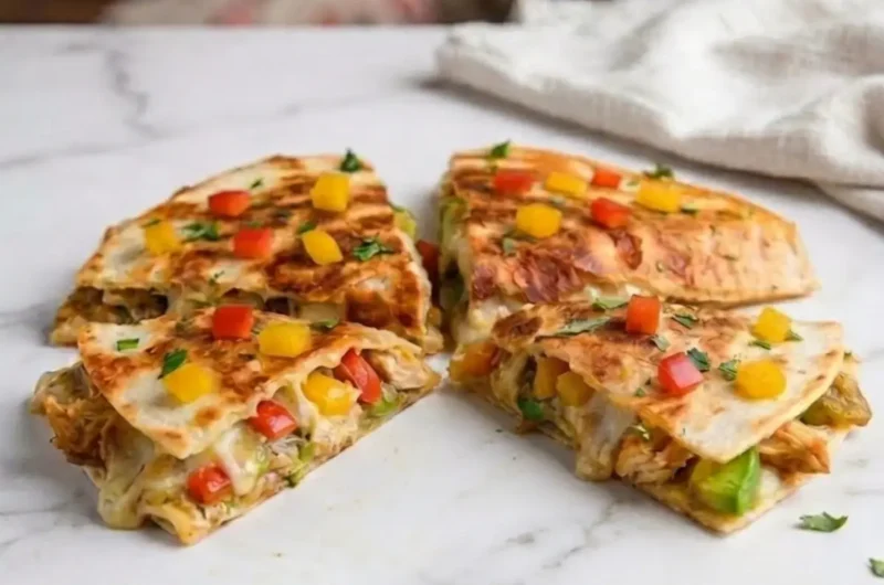Domowe Quesadillas z Kurczakiem i Serem