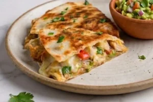 quesadillas z kurczakiem i serem 4 Quesadilla z kurczakiem i serem