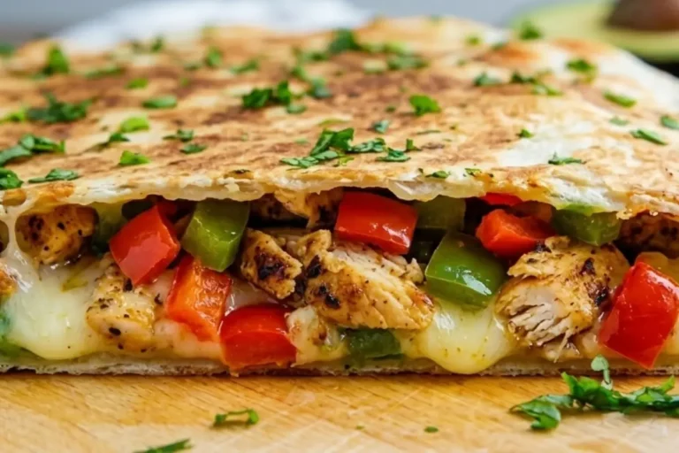 Quesadilla z kurczakiem i serem