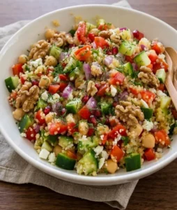 sałatka z komosą ryżową i awokado