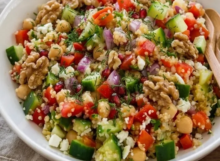 Sałatka z quinoa i warzywami