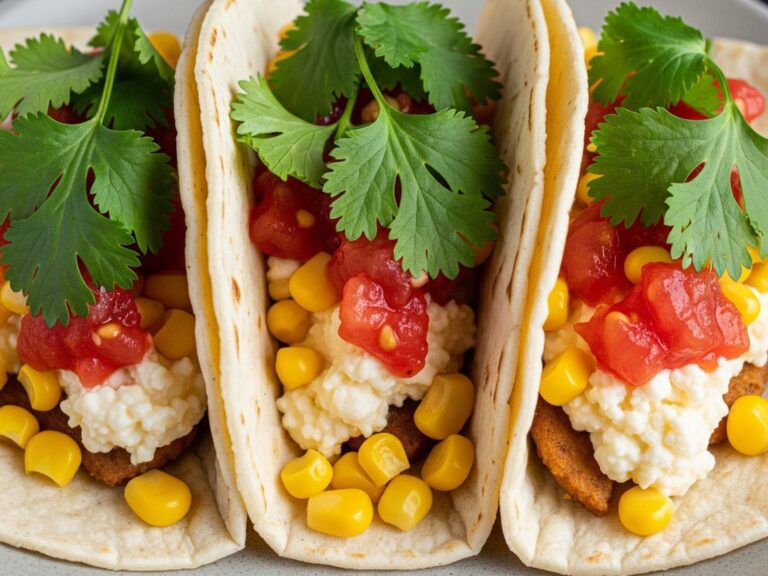 Zapiekane tacos z serkiem twarogowym