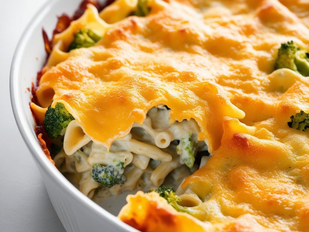 2 25 zapiekanka makaronowa z brokułami