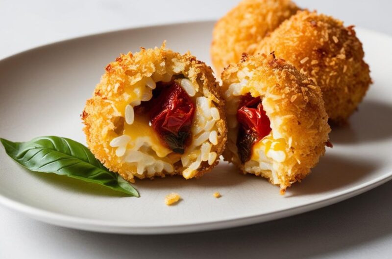 Arancini z serem czyli ryżowe kulki w chrupiącej panierce