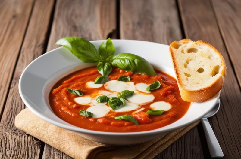 Zupa krem z pieczonych pomidorów