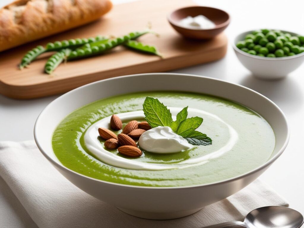 zupa krem z zielonego groszku