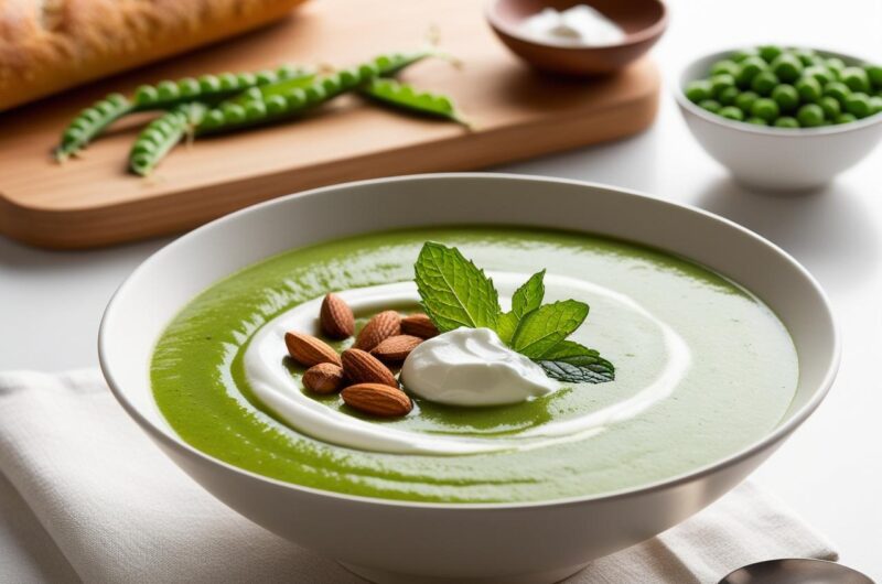 Zupa krem z zielonego groszku