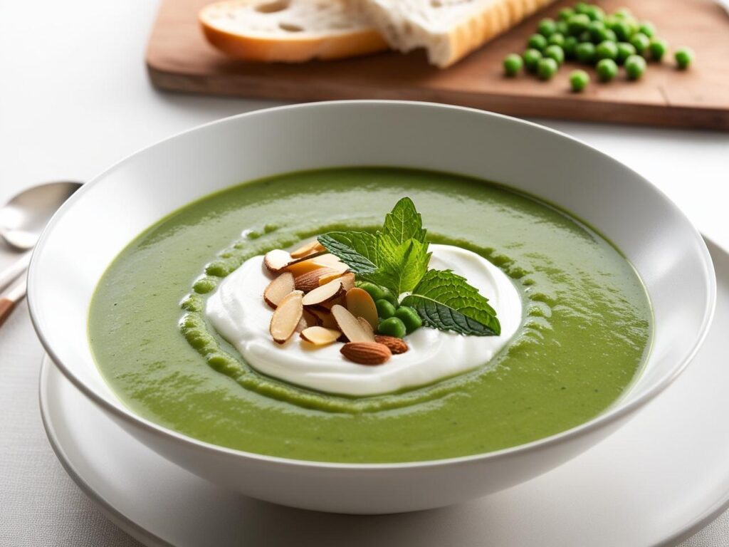 zupa krem z zielonego groszku