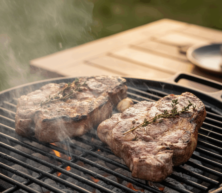 Grilowana karkówka w marynacie miodowo-musztardowej