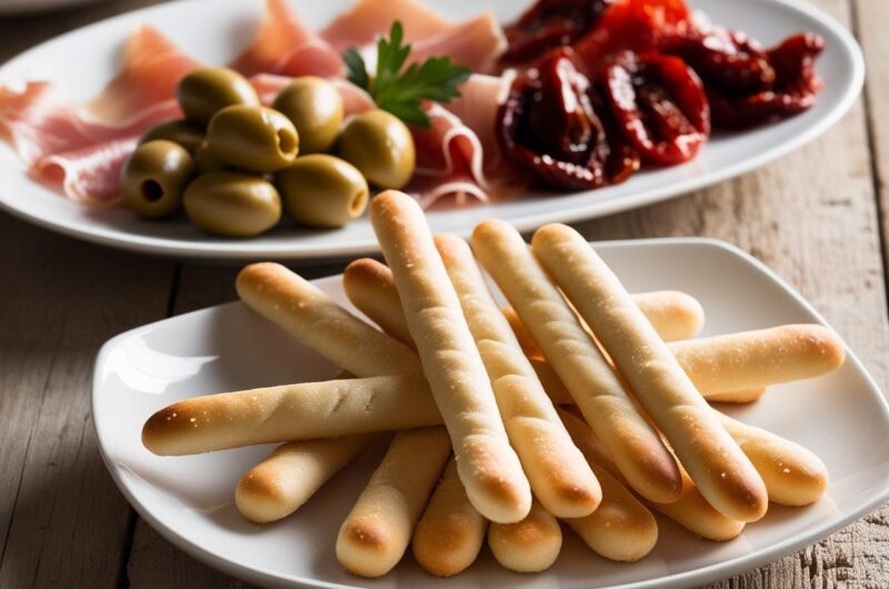 Grissini z parmezanem i rozmarynem