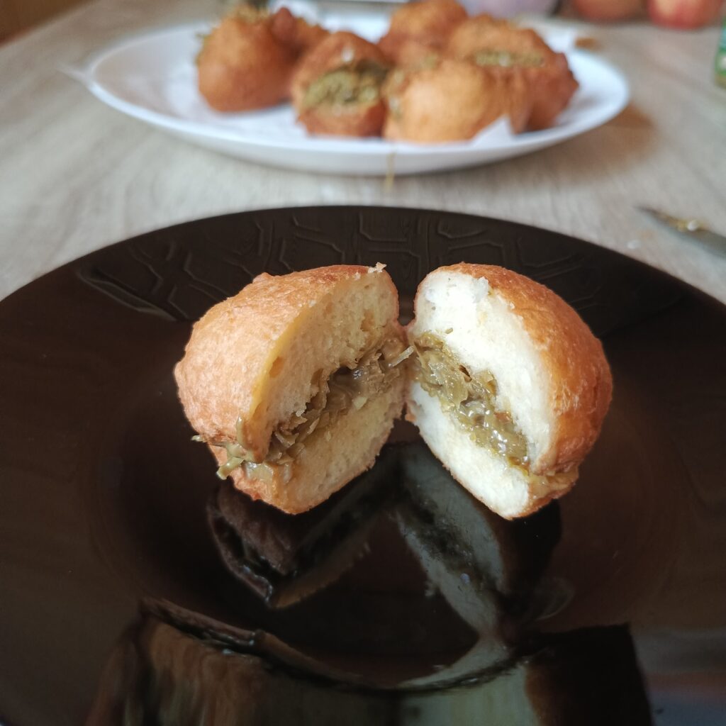 mini pączki z serka homogenizowanego