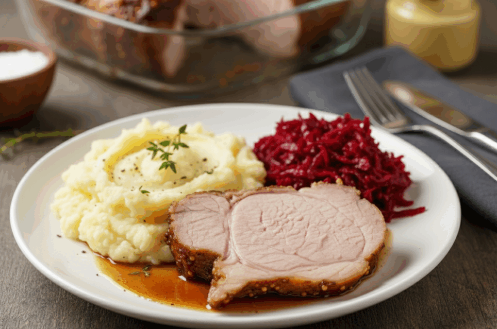 Karkówka pieczona w miodzie i musztardzie