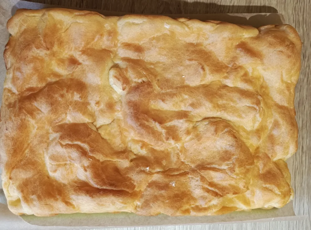 karpatka przepis dużą blacha