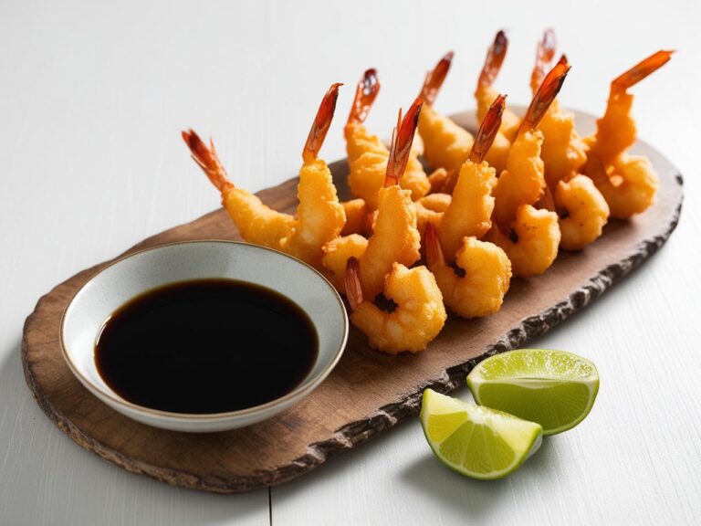 Krewetki w Tempurze