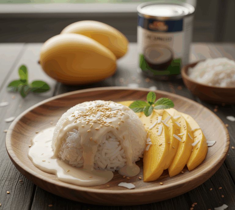 deser ryżowy z mango