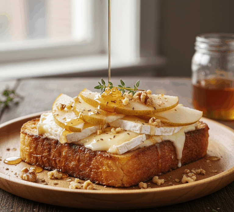 Tosty francuskie z serem brie