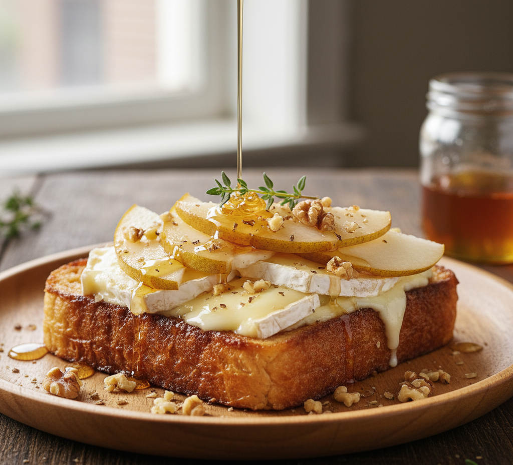 Tosty francuskie z serem brie