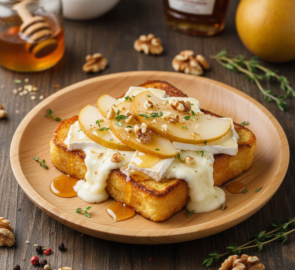 Tosty francuskie z serem brie